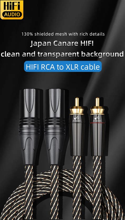 Rca Vers Xlr M Le M C Ble Audio Hi Fi Rca Vers Xlr N Ofc Pin