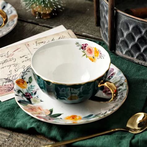 Amazon Green Tea Cup And Saucer Porcelain Coffee Cup China Tea