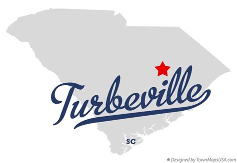 Map of Turbeville, SC, South Carolina