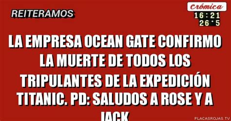 La Empresa Ocean Gate Confirmo La Muerte De Todos Los Tripulantes De La