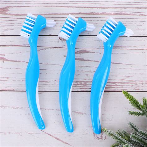 Retainer Box 6pcs Double Bristle Head Denture Brush Set EBay