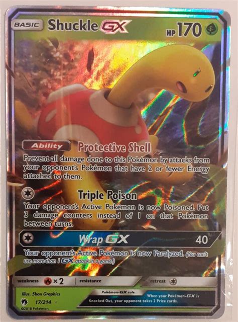 Shuckle GX LOT 17 Lost Thunder Keitaan Verkkokauppa