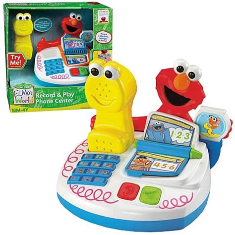 Sesame Street Elmo's World Record N Play Phone Center