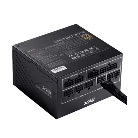 Xpg Core Reactor Ii Ve W Atx Compatible Gold Power Supply