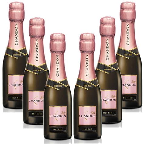 Kit Unidades Mini Espumante Chandon Baby Brut Ros Ml Submarino