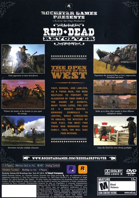 Red Dead Revolver Sony Playstation 2 Game