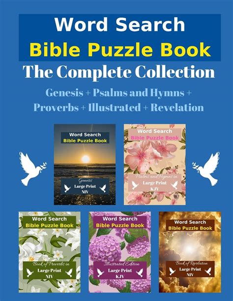 Word Search Bible Puzzle Book The Complete Collection Genesis