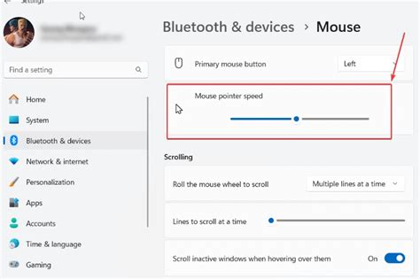 How To Change Mouse Speed And Sensitivity On Windows 11