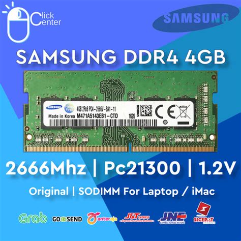 Jual Ram Laptop Samsung Ddr Gb Mhz Pc Sodimm Memory V