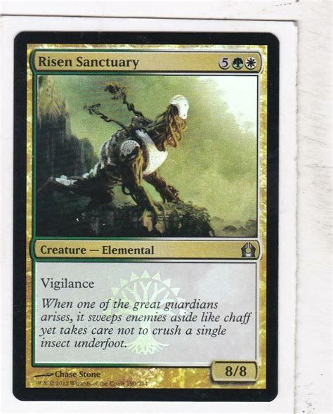 Mtg Return To Ravnica Foil Risen Sanctuary Ebay