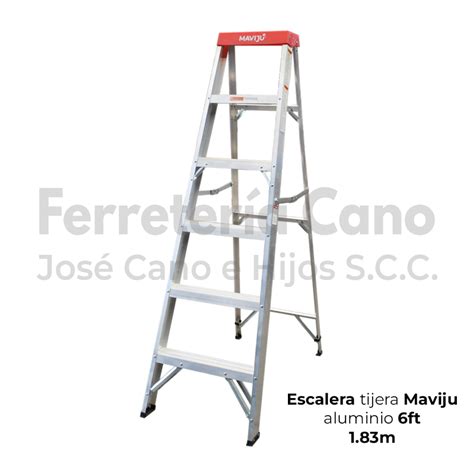 ESCALERA TIJERA ALUMINIO MAVIJU 1 83M 5FT 5GR 150KG Ferretería Cano