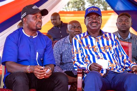 Shame On You People Raila Tells Bungoma Residents After Polls Placed