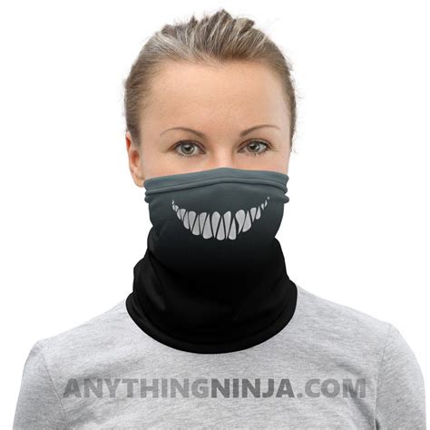 Funny Cartoon Anime Black Headband Facemask