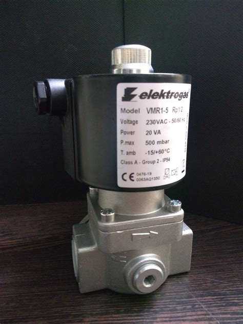 Brass Gas Elektrogas Solenoid Valve VMR1 5 Rp1 2 Model Number Name