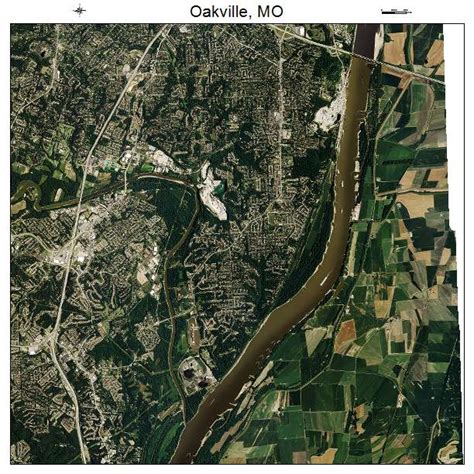 Aerial Photography Map of Oakville, MO Missouri