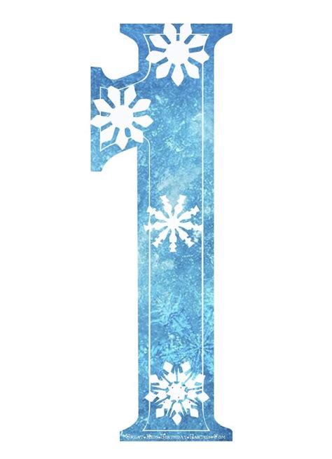 Free Frozen Numbers Great Kids Birthday Partiescom Frozen Party ️