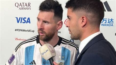 A quién le dijo Messi qué mirás bobo en plena nota tras vencer a