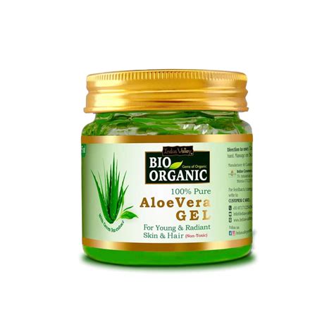 Indus Valley Bio Organic Aloe Vera Gel 100 Pure 175 Ml India