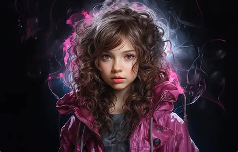 Wallpaper Cute, Cute Girl, Portrait, Pretty, AI art, Girly backgrounds ...