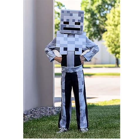 Minecraft Skeleton Classic Costume - Child Minecraft Skeleton Cosplay ...