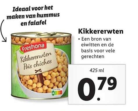 Freshona Kikkererwten Aanbieding Bij Lidl Folders Nl