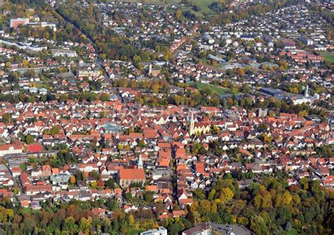 Luftaufnahme Lemgo Stadtansicht Von Lemgo Im Bundesland Nordrhein