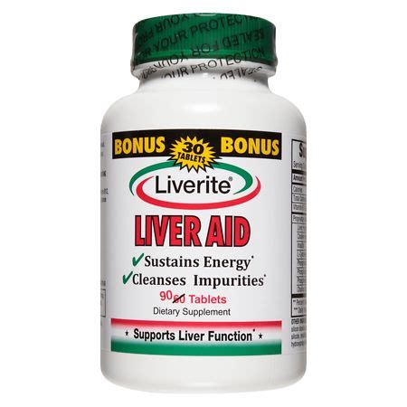 Liverite Liver Aid Dietary Supplement Tablets | Walgreens