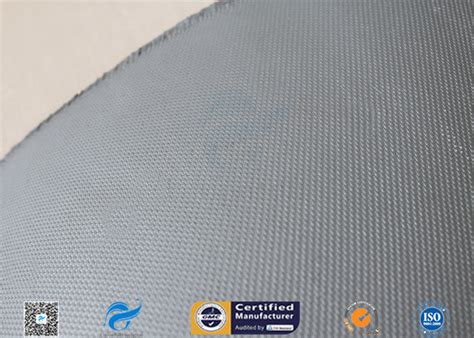 31OZ 0 85MM Grey Silicone Coated Fiberglass Fabric High Strength Fire