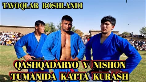 QASHQADARYODA KATTA KURASH BOSHLANDI YouTube