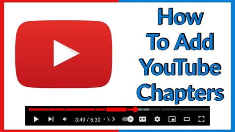 How To Add Chapters To Your Youtube Videos Youtube