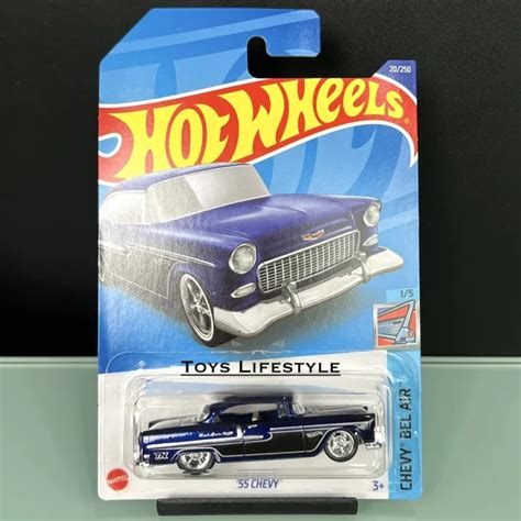 Mobil Hotwheels Hot Wheels Diecast 55 Chevy Treasure Hunt Ths Lazada Indonesia