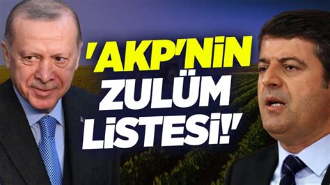 Akp Nin Zul M Listesi Chp Ad Yaman Milletvekili Abdurrahman