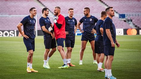 GALERIE Viktoriáni trénovali na slavném Camp Nou FC VIKTORIA Plzeň