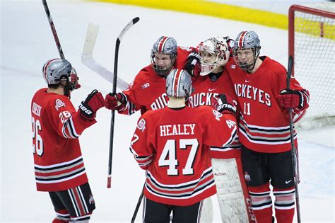 LGHL - Ohio State hockey wins close one over Bowling Green, 5-4 ...