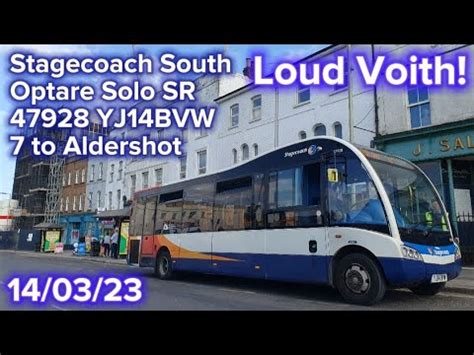 Stagecoach South Optare Solo SR 47928 YJ14BVW On The 7 To Aldershot 14