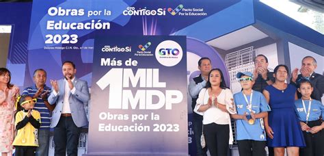 Más de mil MDP para la educación en Guanajuato Boletines Dependencias