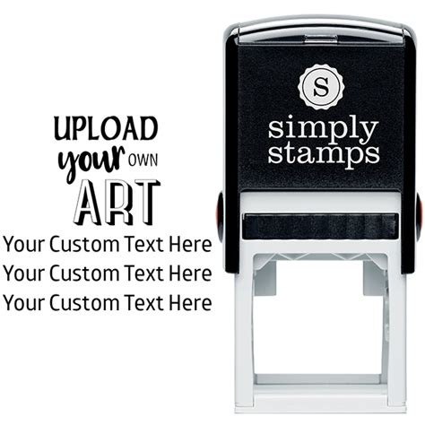 Custom Name Signature Stamp 10 Font Options Self Inking 1 Or 2 Line