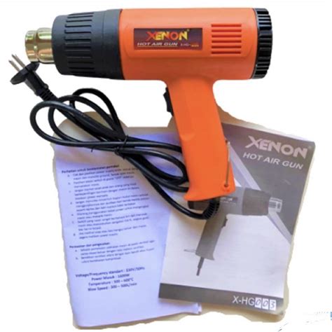 Jual Heat Gun Hot Air XENON Pemanas Pengering Sablon Hot HotGun Electric Dryer Mesin Hairdryer