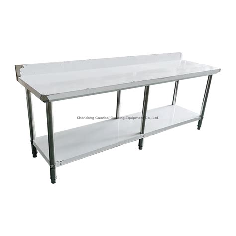 Industrial Restaurant Furniture Stainless Steel Work Prep Table