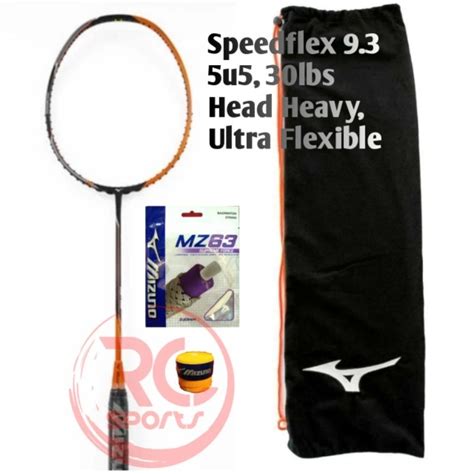 Jual Raket Mizuno Speedflex U Ultra Flexible Lbs Senar Dan