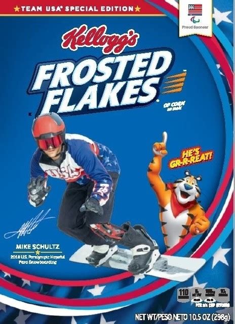 Kellogg S Frosted Flakes Cereal Team Usa Limited Edition Food My