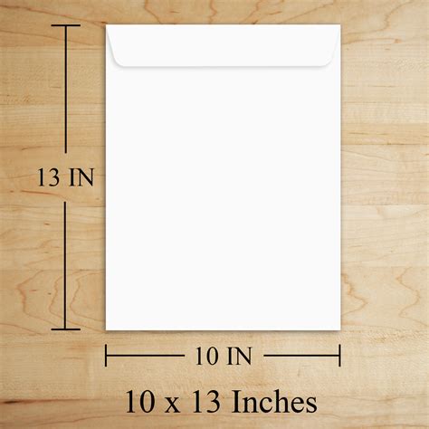 10 x 13 White Catalog Envelope - Fine Cardstock