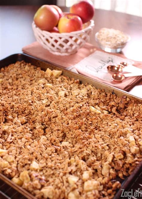 Small Batch Apple Granola Recipe One Dish Kitchen