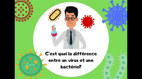 C est quoi la différence entre un virus et une bactérie Classe de