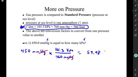 Gas Pressure Conversions Youtube