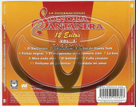 sɐɹǝdnɹƃ sǝuoıɔɔǝΙoɔ LA SONORA SANTANERA 12 EXITOS VOL 2