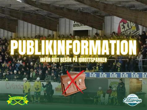 PUBLIKINFORMATION LJUSDALS BK IK SIRIUS Ljusdals Bandyklubb