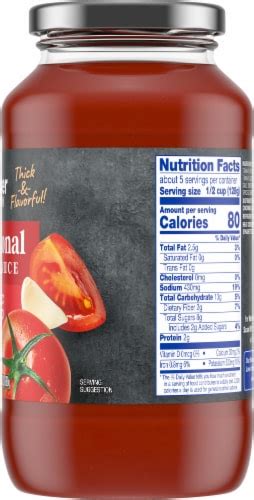 Kroger Classic Tomato Traditional Pasta Sauce 24 Oz Ralphs