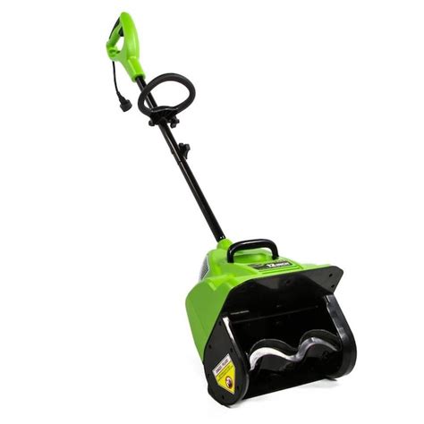 Greenworks 12-in Single-stage Push Electric Snow Blower Powered Snow ...