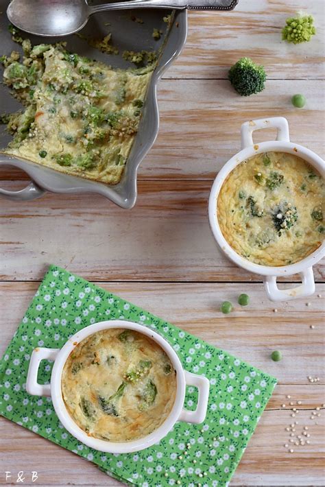 Gratins de légumes verts au quinoa